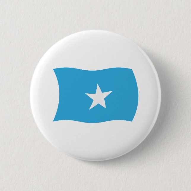 Badge Rond 5 Cm Bouton du drapeau de la Somalie (Devant)