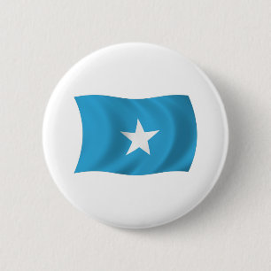 Badge Rond 5 Cm Bouton du drapeau de la Somalie