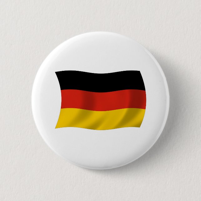 Badge Rond 5 Cm Bouton du drapeau de l'Allemagne (Devant)