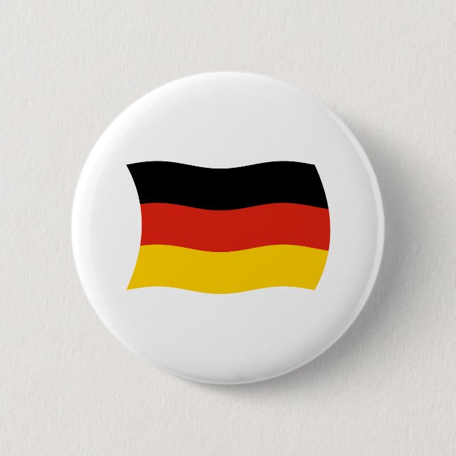 Badge Rond 5 Cm Bouton du drapeau de l'Allemagne (Devant)