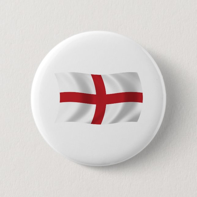 Badge Rond 5 Cm Bouton du drapeau de l'Angleterre (Devant)