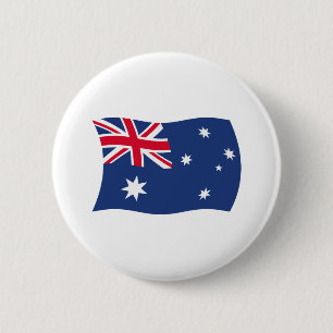 Badge Rond 5 Cm Bouton du drapeau de l'Australie