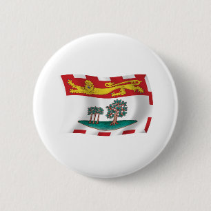 Badge Rond 5 Cm Bouton du drapeau de l'Île-du-Prince-Édouard