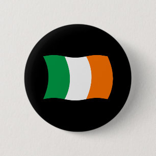 Badge Rond 5 Cm Bouton du drapeau de l'Irlande