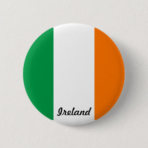 Badge Rond 5 Cm Bouton du drapeau de l'Irlande