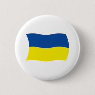 Badge Rond 5 Cm Bouton du drapeau de l'Ukraine