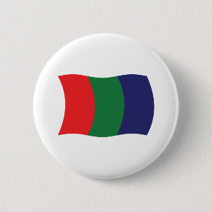 Badge Rond 5 Cm Bouton du drapeau de Mars