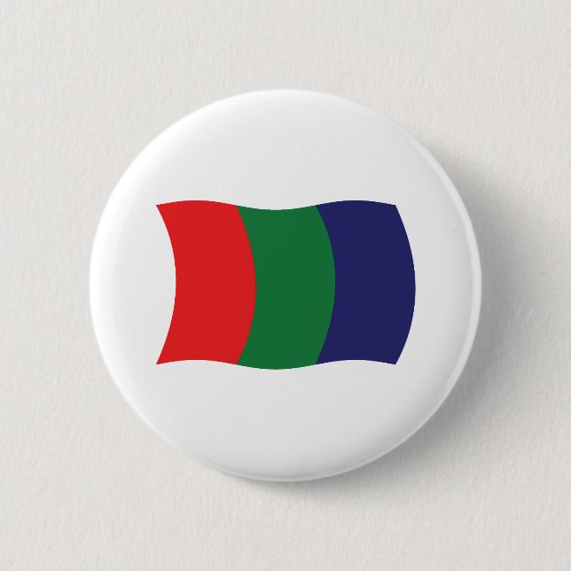 Badge Rond 5 Cm Bouton du drapeau de Mars (Devant)