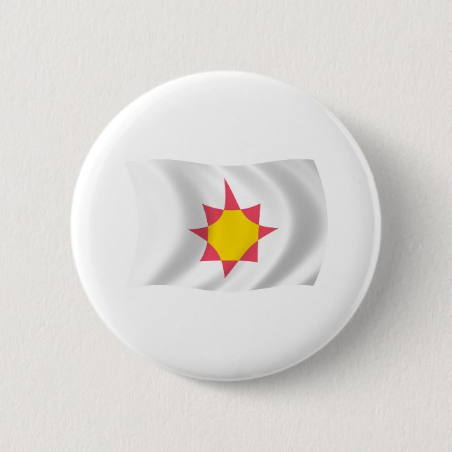 Badge Rond 5 Cm Bouton du drapeau de Novial (Devant)
