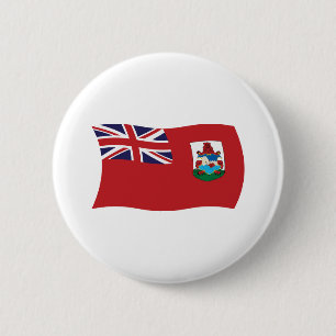 Badge Rond 5 Cm Bouton du drapeau des Bermudes