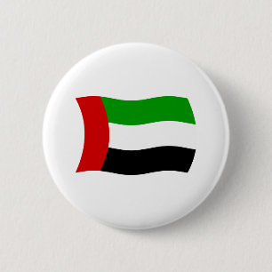 Badge Rond 5 Cm Bouton du drapeau des Émirats arabes unis