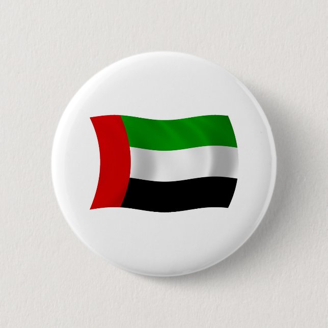Badge Rond 5 Cm Bouton du drapeau des Émirats arabes unis (Devant)