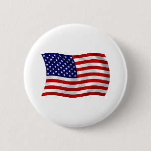 Badge Rond 5 Cm Bouton du drapeau des États-Unis d'Amérique (ÉUA)