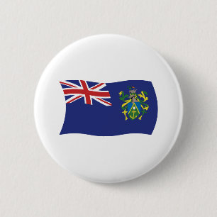 Badge Rond 5 Cm Bouton du drapeau des îles Pitcairn