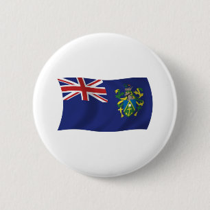 Badge Rond 5 Cm Bouton du drapeau des îles Pitcairn