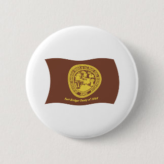 Badge Rond 5 Cm Bouton du drapeau des tribus Shoshone Bannock