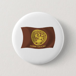 Badge Rond 5 Cm Bouton du drapeau des tribus Shoshone Bannock