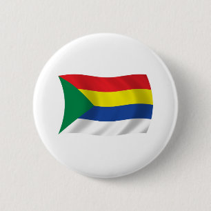 Badge Rond 5 Cm Bouton du drapeau druze