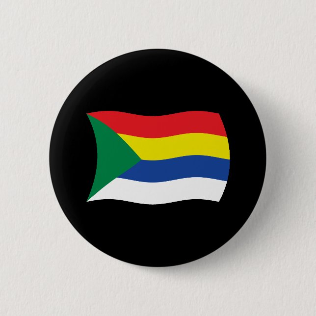 Badge Rond 5 Cm Bouton du drapeau druze (Devant)