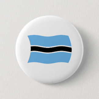 Badge Rond 5 Cm Bouton du drapeau du Botswana