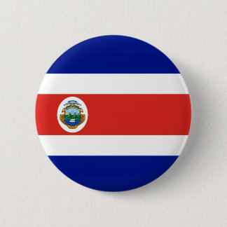 Badge Rond 5 Cm Bouton du drapeau du Costa Rica