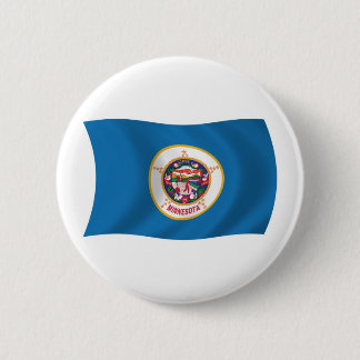 Badge Rond 5 Cm Bouton du drapeau du Minnesota