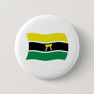 Badge Rond 5 Cm Bouton du drapeau du peuple Ashanti