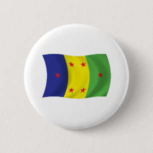 Badge Rond 5 Cm Bouton du drapeau du peuple Ogoni