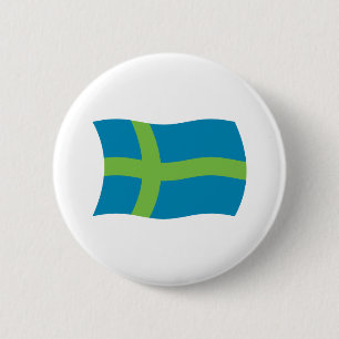 Badge Rond 5 Cm Bouton du drapeau du peuple vote