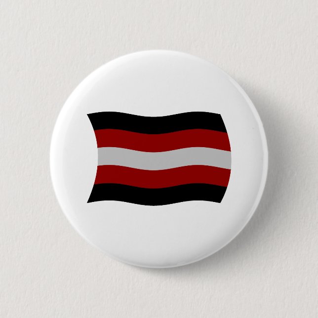 Badge Rond 5 Cm Bouton du drapeau du satanisme (Devant)