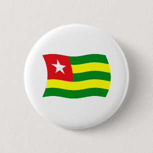 Badge Rond 5 Cm Bouton du drapeau du Togo