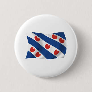 Badge Rond 5 Cm Bouton du drapeau frison