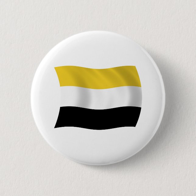 Badge Rond 5 Cm Bouton du drapeau garifuna (Devant)