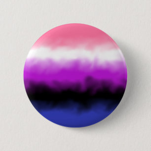 Badge Rond 5 Cm Bouton du drapeau genderfluid