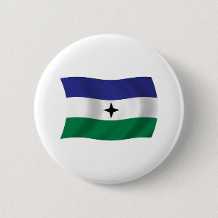 Badge Rond 5 Cm Bouton du drapeau nationaliste Bubi