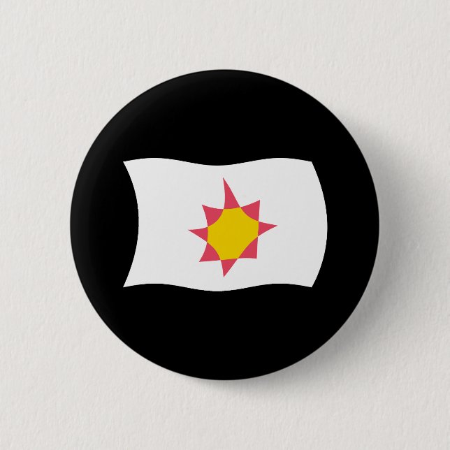 Badge Rond 5 Cm Bouton du drapeau novial (Devant)