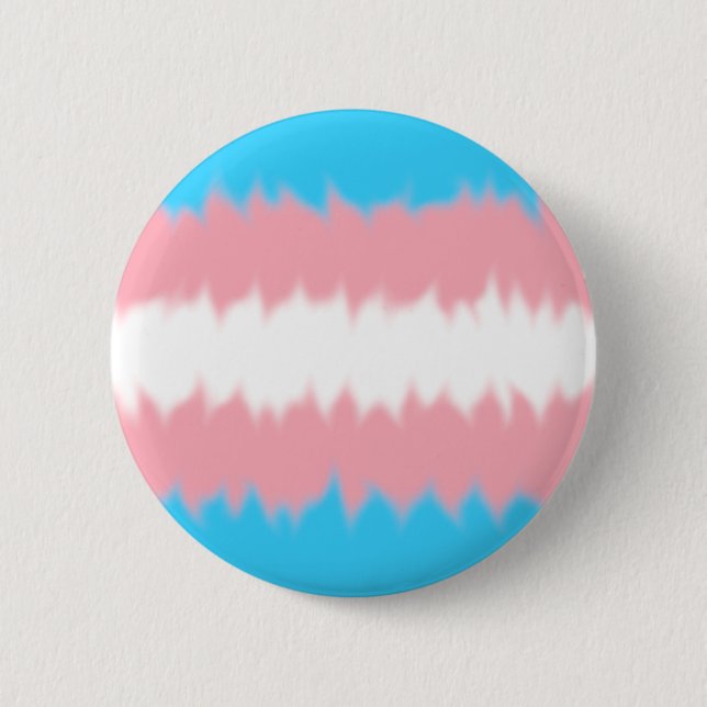 Badge Rond 5 Cm Bouton du drapeau trans (Devant)