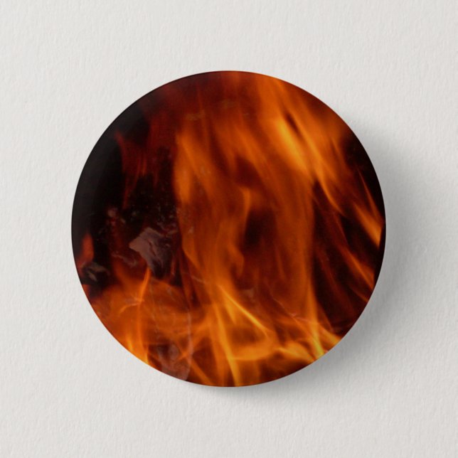 Badge Rond 5 Cm Bouton du feu (Devant)
