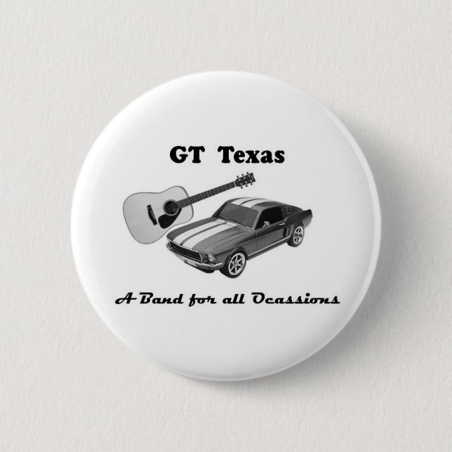 Badge Rond 5 Cm Bouton du GT le Texas (Devant)