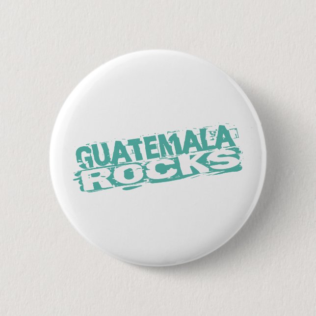 Badge Rond 5 Cm Bouton du Guatemala (Devant)