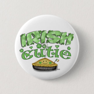 Badge Rond 5 Cm Bouton du jour de St Patrick d'Irlandais