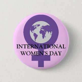 Badge Rond 5 Cm Bouton du jour des femmes