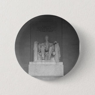 Badge Rond 5 Cm Bouton du Lincoln Memorial