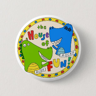 Badge Rond 5 Cm Bouton du logo "Maison du plaisir"