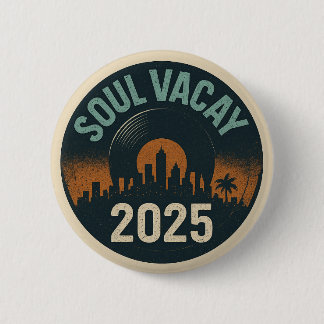 Badge Rond 5 Cm Bouton du logo Soul Vacay 2025