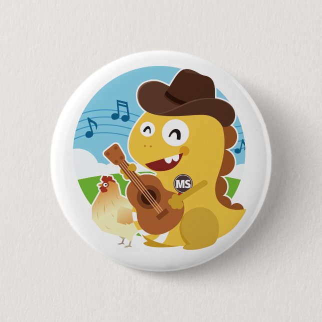 Badge Rond 5 Cm Bouton du Mississippi VIPKID (Devant)