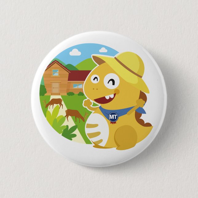 Badge Rond 5 Cm Bouton du Montana VIPKID (Devant)