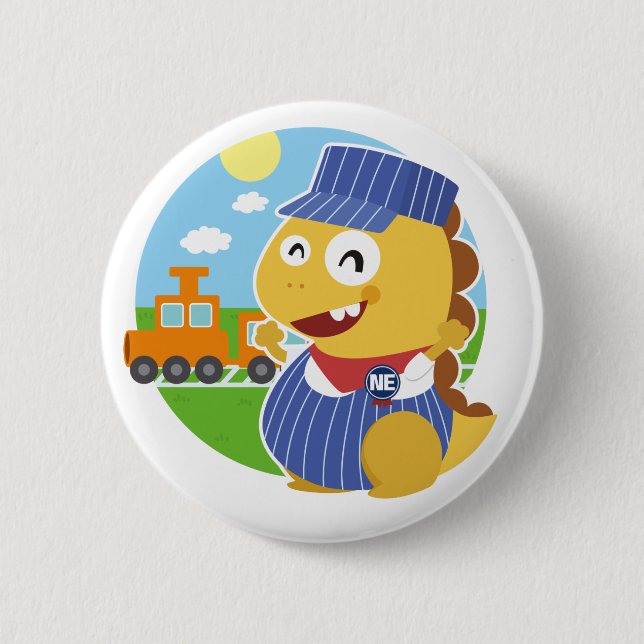 Badge Rond 5 Cm Bouton du Nébraska VIPKID (Devant)