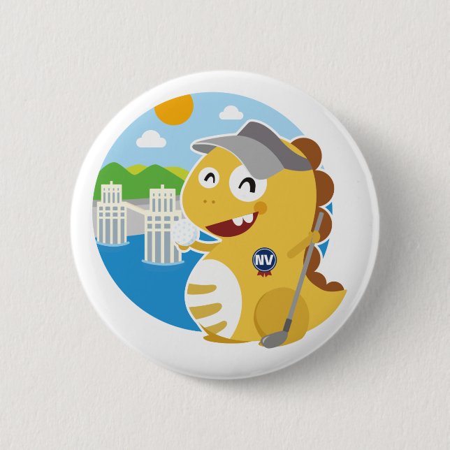 Badge Rond 5 Cm Bouton du Nevada VIPKID (Devant)