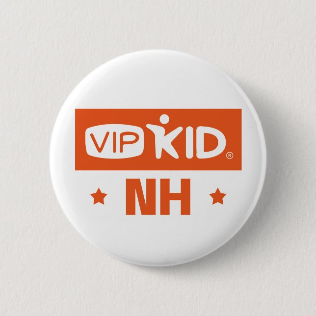 Badge Rond 5 Cm Bouton du New Hampshire VIPKID (Devant)